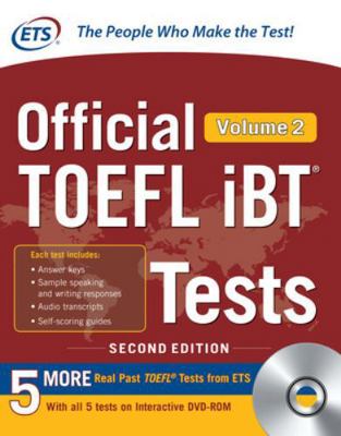 Official TOEFL IBT Tests Volume 2, Second Editi... 1260440990 Book Cover