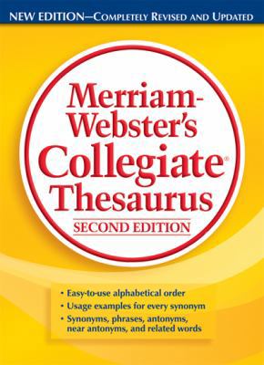 Merriam-Webster's Collegiate Thesaurus B003NHR5ZA Book Cover