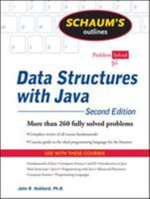 Schaum's Outline of Data Structures with Java 0071611614 Book Cover