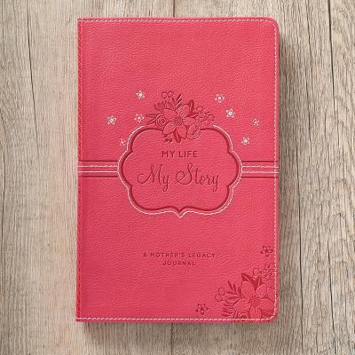 Journal Lux-Leather Prompted My Life My Story Pink 1432115774 Book Cover