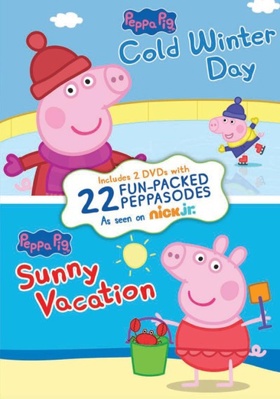 DVD Peppa Pig: Cold Winter Day / Sunny Vacation Book