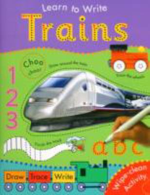 Learn To Write With Trains 1848102119 Book Cover