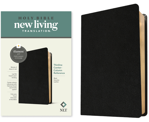 NLT Thinline Center-Column Reference Bible, Fil... 1496479084 Book Cover