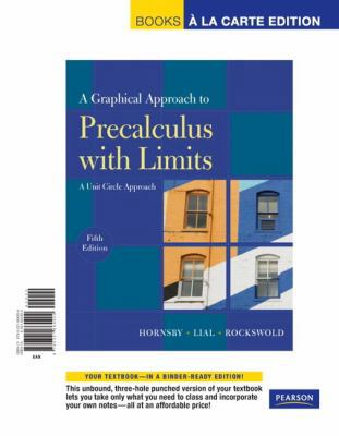 A Graphical Approach to Precalculus with Limits... 0321664205 Book Cover