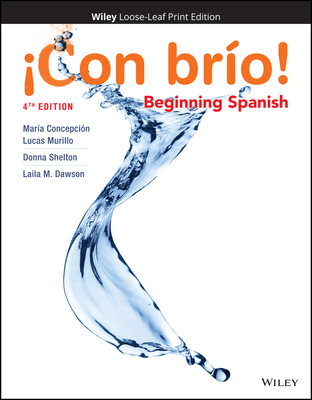 ¡Con brío!: Beginning Spanish (Spanish Edition) [Spanish] 1119444276 Book Cover