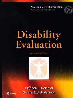 Disability Evaluation 032300959X Book Cover