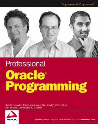 Professional Oracle Programming 0764574825 Book Cover