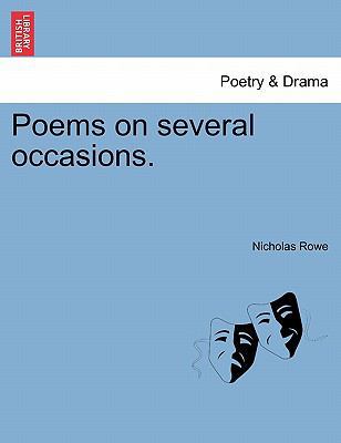Poems on Several Occasions. 1241535566 Book Cover