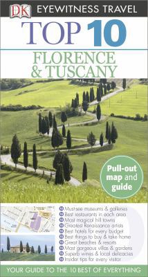 Top 10 Florence & Tuscany [With Map] 0756696321 Book Cover