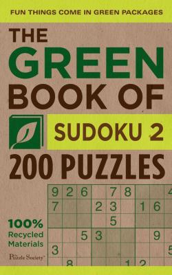 The Green Book of Sudoku 2: 200 Puzzles 0740791168 Book Cover