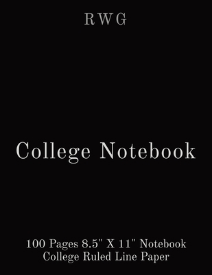 College Notebook: 100 Pages 8.5" X 11" Notebook... 1794816445 Book Cover