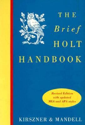 The Brief Holt Handbook 0155033409 Book Cover