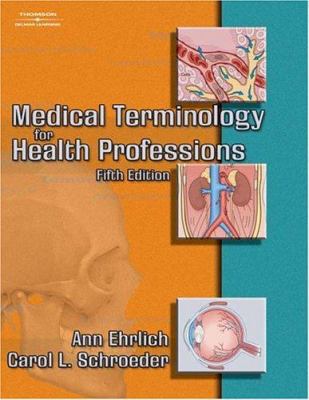 Medical Terminology for Health Professions B001Q492WG Book Cover