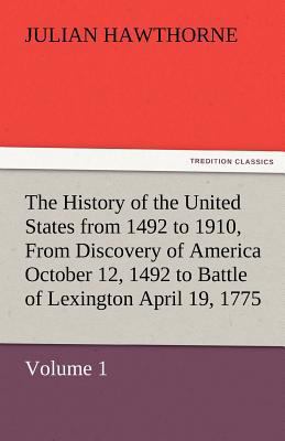The History of the United States from 1492 to 1... 384242924X Book Cover
