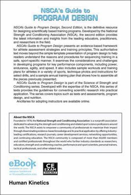 Nsca's Guide to Program Design 1718220545 Book Cover