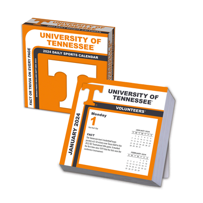 Tennessee Volunteers 2024 Box Calendar B0BQT9J5ZP Book Cover