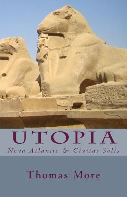 Utopia: Nova Atlantis & Civitas Solis [Latin] 1449908950 Book Cover
