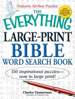 The Everything Large-Print Bible Word Search Book [Large Print] 1440530718 Book Cover