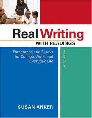 Real Writing With Readings: Paragraphs And Essa... B003TM3GUW Book Cover