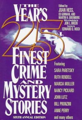 The Year's 25 Finest Crime and Mystery Stories 0786704950 Book Cover