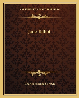 Jane Talbot 1162668806 Book Cover