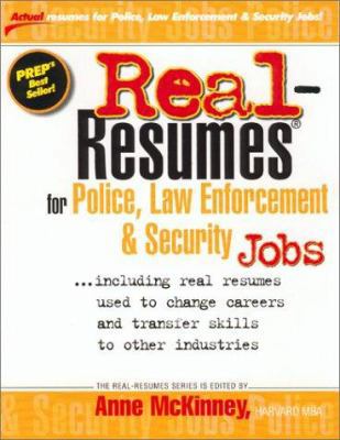 Real-Resumes for Police, Law Enforcement & Secu... 1885288255 Book Cover