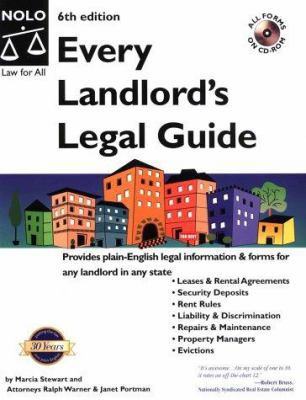 Every Landlord's Legal Guide [With CDROM] 0873379233 Book Cover