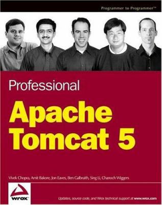 Professional Apache Tomcat 5 0764559028 Book Cover