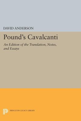 Pound's Cavalcanti: An Edition of the Translati... 0691613524 Book Cover