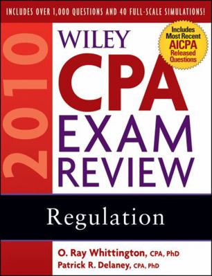 Wiley CPA Exam Review 2010, Regulation 0470453524 Book Cover