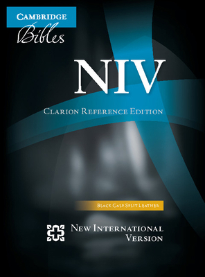 NIV Clarion Reference Bible, Black Calf Split L... 131660134X Book Cover