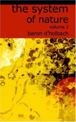 The System of Nature, Volume 2 1426432925 Book Cover