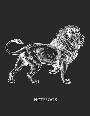 Lion Notebook: Hand Writing Notebook - Large (8... 1654576085 Book Cover