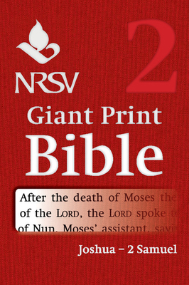 NRSV Giant Print Bible: Volume 2, Joshua - 2 Sa... 131660229X Book Cover