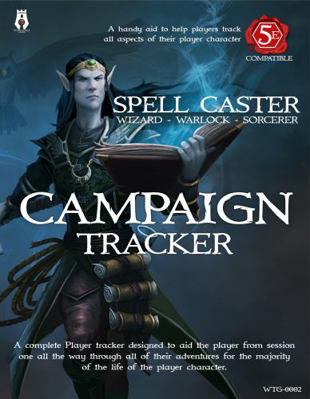 Paperback Player Campaign Tracker : Spell Casters Book