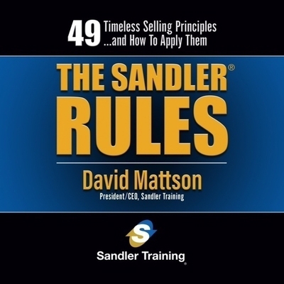 The Sandler Rules for Sales Leaders: Forty-Nine... B08ZDV4367 Book Cover