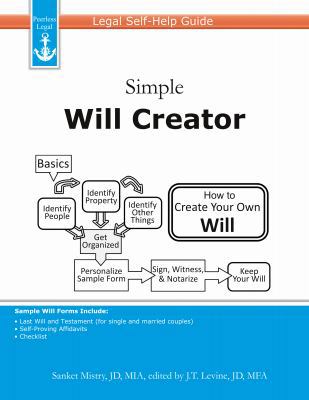 Simple Will Creator: Legal Self-Help Guide 194078803X Book Cover