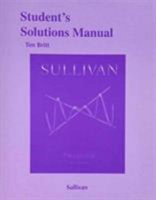 Student's Solutions Manual for Precalculus 032197932X Book Cover