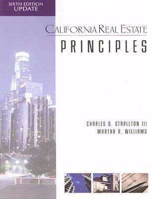 California Real Estate Principles: Update 142776381X Book Cover