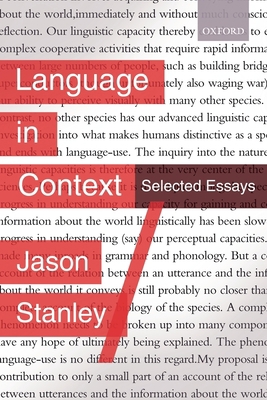 Language in Context: Selected Essays 0199225931 Book Cover