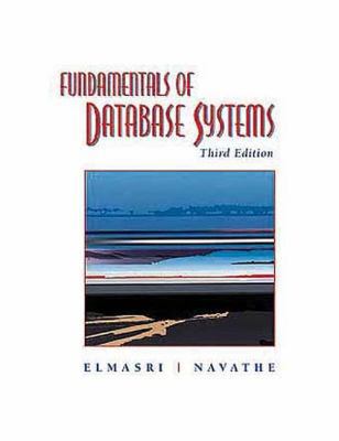 Fundamentals of Database Systems (3rd Edition) 0805317554 Book Cover