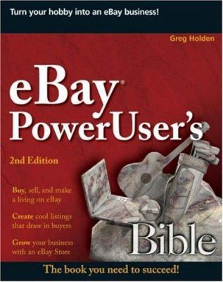 eBay PowerUser's Bible 0470124679 Book Cover