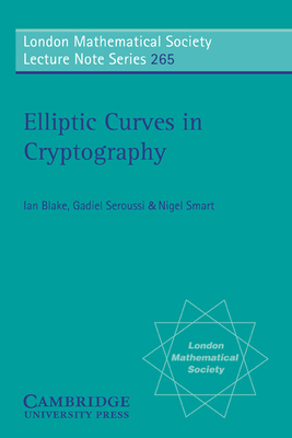 Elliptic Curves in Cryptography 0521653746 Book Cover