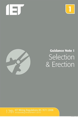 Guidance Note 1: Selection & Erection 1849198691 Book Cover