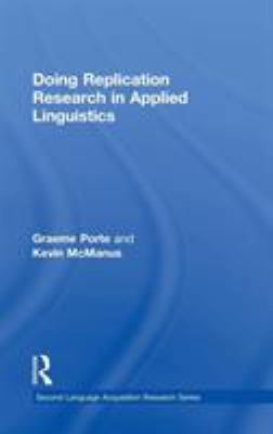 Doing Replication Research in Applied Linguistics 1138657344 Book Cover