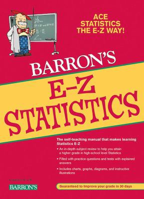 Barron's E-Z Statistics 0764139789 Book Cover