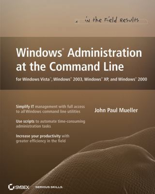 Windows Administration at the Command 0470046163 Book Cover
