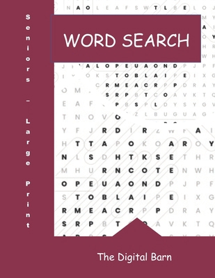 Large Print Word Search: Large Print for Senior... B08KBTM2BG Book Cover