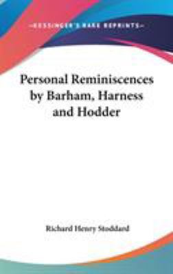 Personal Reminiscences by Barham, Harness and H... 0548027013 Book Cover