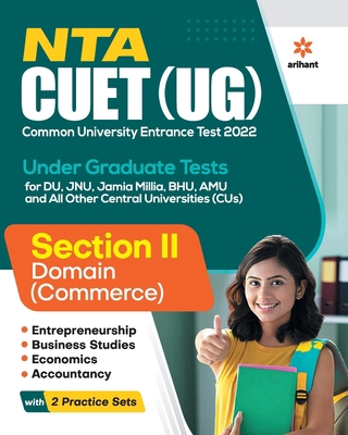 NTA CUET UG 2022 Section 2 Domain Commerce 9326195929 Book Cover